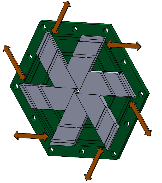 Hexagonal diaphragm concept